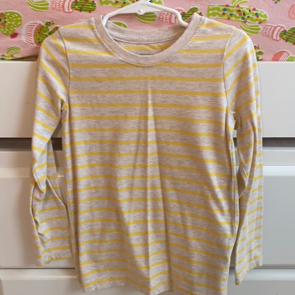 Yellow and gray long sleeve